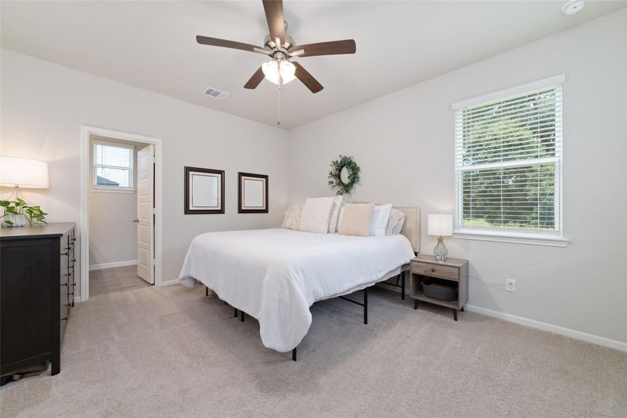 Furnished interior view inside a new home in Rosehill Meadow, Tomball (Image 9). Furnished interior view inside a new home in Rosehill Meadow, Tomball (Image 9).