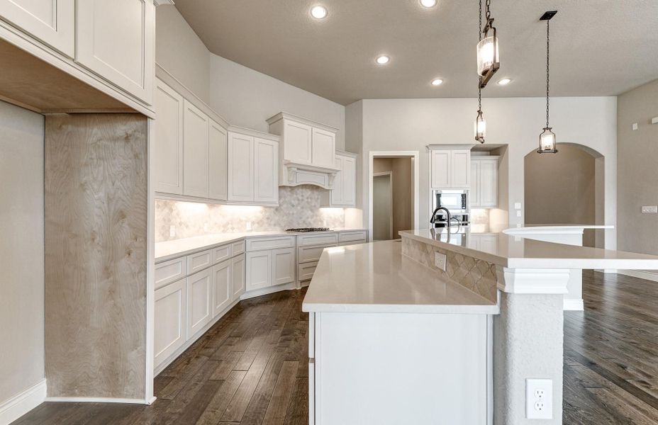 Furnished interior view inside a new home in The Woodlands Hills 65′, Willis (Image 7).