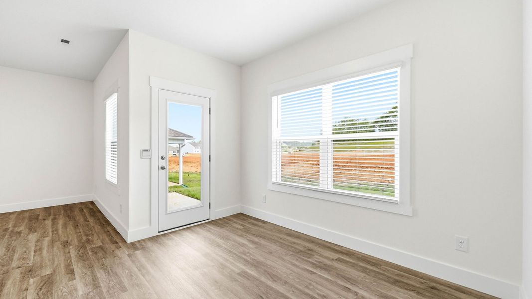 Spacious, unfurnished interior of a new home in Keebler Meadows, Johnson City (Image 14). Spacious, unfurnished interior of a new home in Keebler Meadows, Johnson City (Image 14).