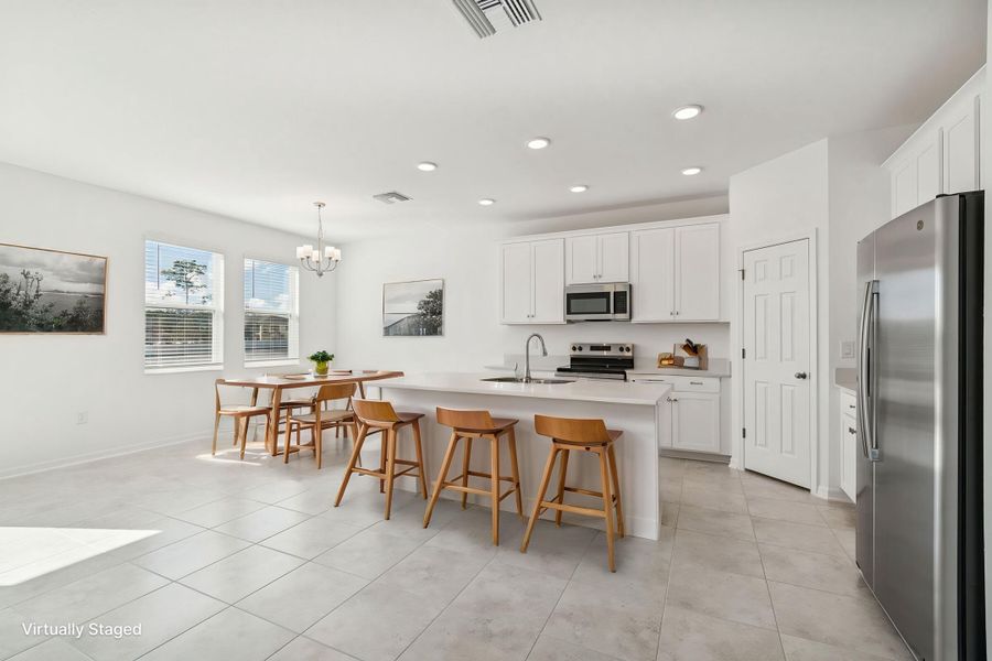 Kitchen - Virtually Staged Kitchen - Virtually Staged