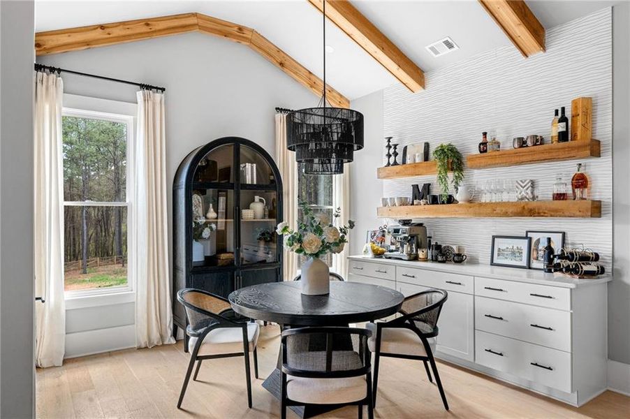 Furnished interior view inside a new home in , Bethlehem (Image 11).