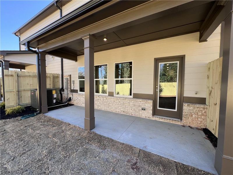 Exterior details and patio area of a home in , Norcross (Image 20).