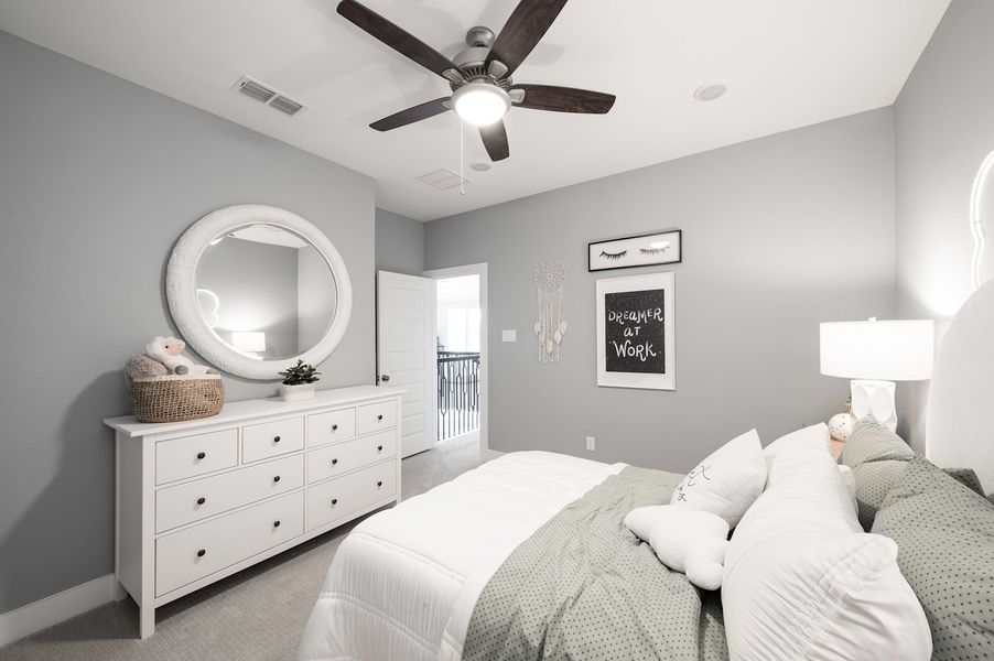Representative furnished interior of a home built from the Verdin by Tri Pointe Homes in Pecan Ridge, Fulshear (Image 7).
