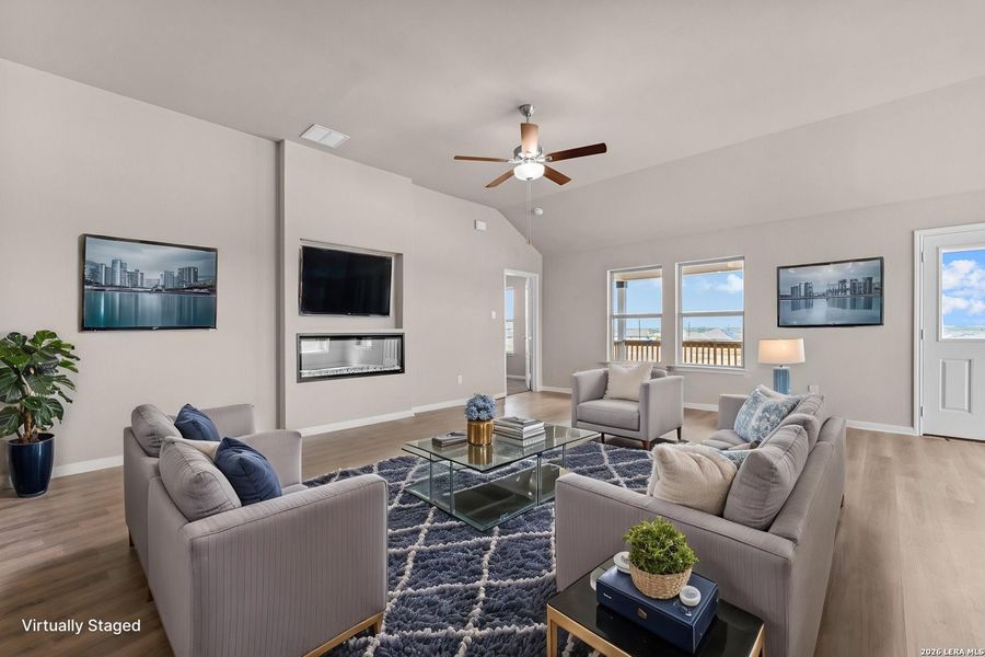Furnished interior view inside a new home in Hickory Ridge, Elmendorf (Image 4).