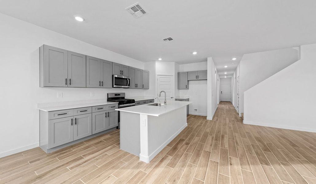 Furnished interior view inside a new home in The Oasis at Rocking K, Vail (Image 8).