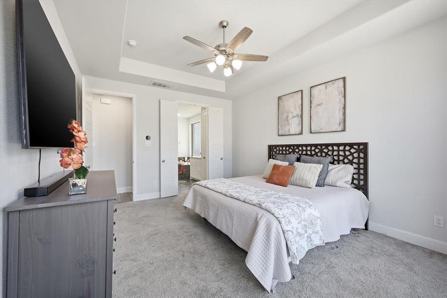 Furnished interior view inside a new home in Mustang Lakes, Celina (Image 19).