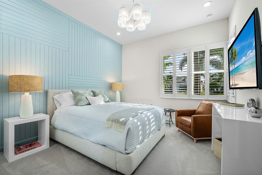 Furnished interior view inside a new home in , Boynton Beach (Image 14).