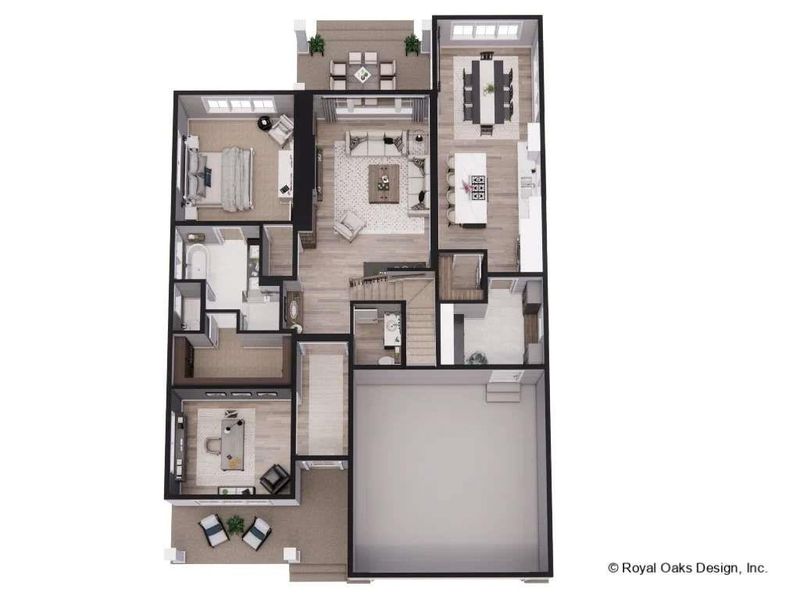 2D floor plan layout of this home in , Waco, GA (Image 5).