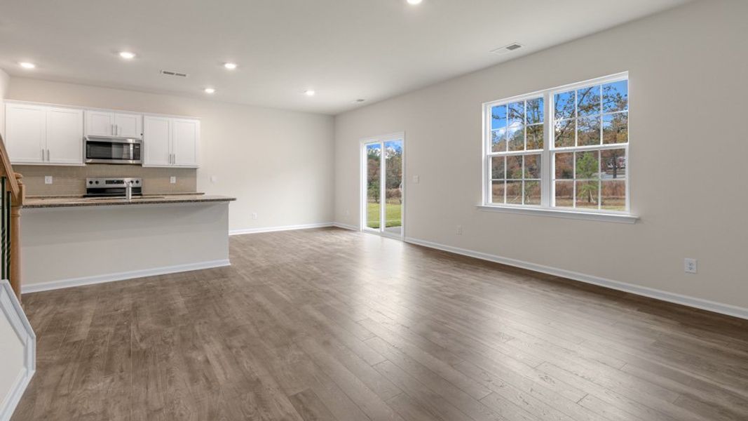 Spacious, unfurnished interior of a new home in Lawson Glen, Clayton (Image 14). Spacious, unfurnished interior of a new home in Lawson Glen, Clayton (Image 14).