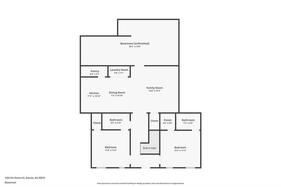 2D floor plan layout of this home in , Dacula, GA (Image 6).