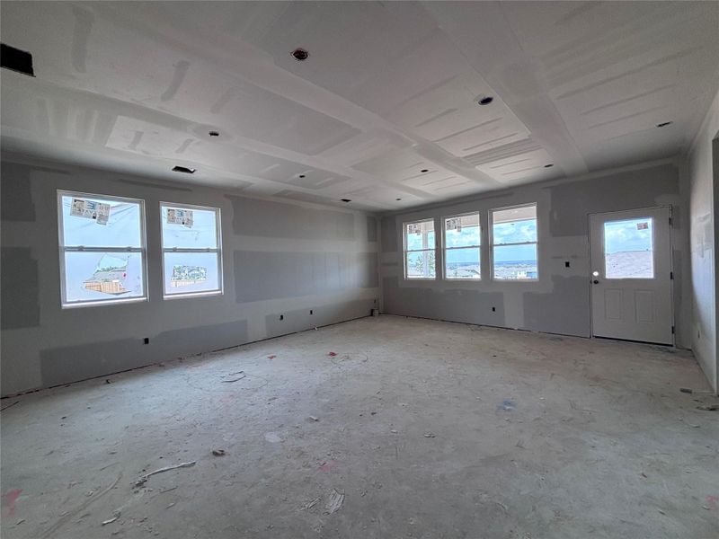 In-progress construction of a new home in The Colony 45s, Bastrop, TX (Image 19).