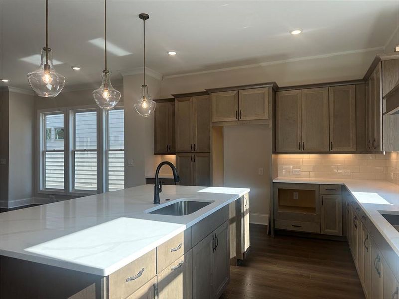 Furnished interior view inside a new home in Waterside Single Family, Peachtree Corners (Image 13).