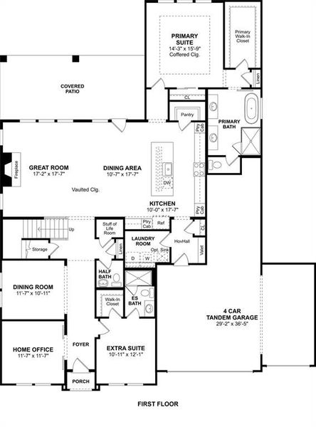 2D floor plan layout of this home in Heath Golf & Yacht Estates, Heath, TX (Image 2). 2D floor plan layout of this home in Heath Golf & Yacht Estates, Heath, TX (Image 2).