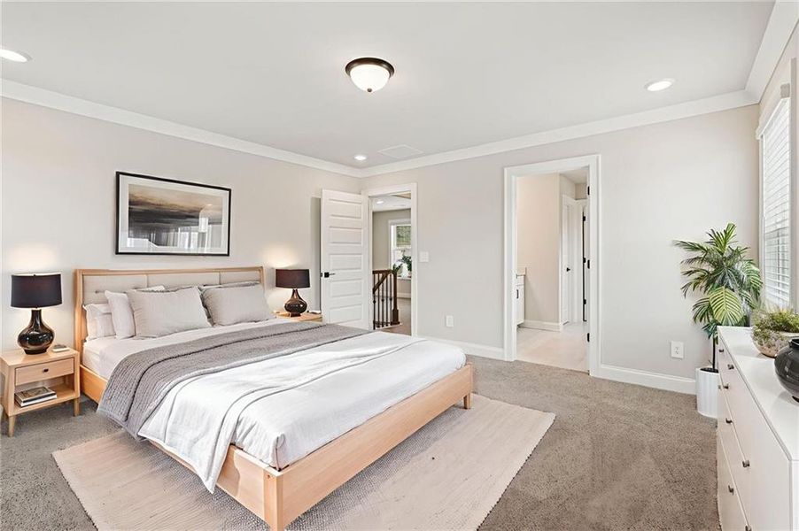 Furnished interior view inside a new home in Hemingway - Reserve Series, Cumming (Image 17).