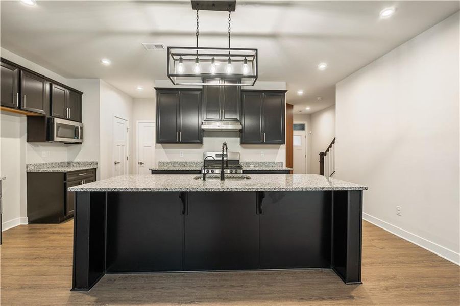 Furnished interior view inside a new home in , Hoschton (Image 3).