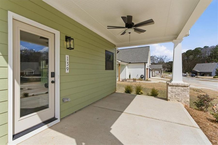 Exterior details and patio area of a home in , Emerson (Image 23). Exterior details and patio area of a home in , Emerson (Image 23).