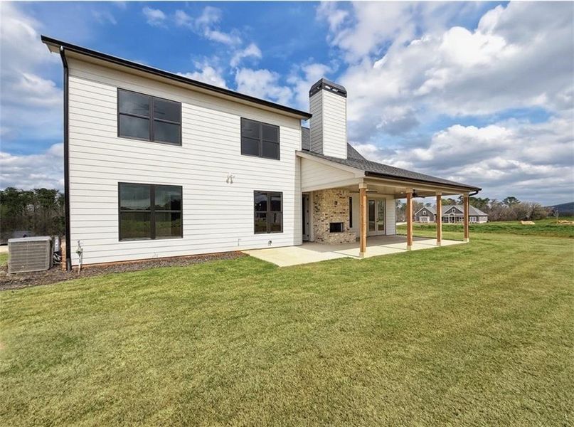 Exterior details and patio area of a home in , Rydal (Image 3). Exterior details and patio area of a home in , Rydal (Image 3).