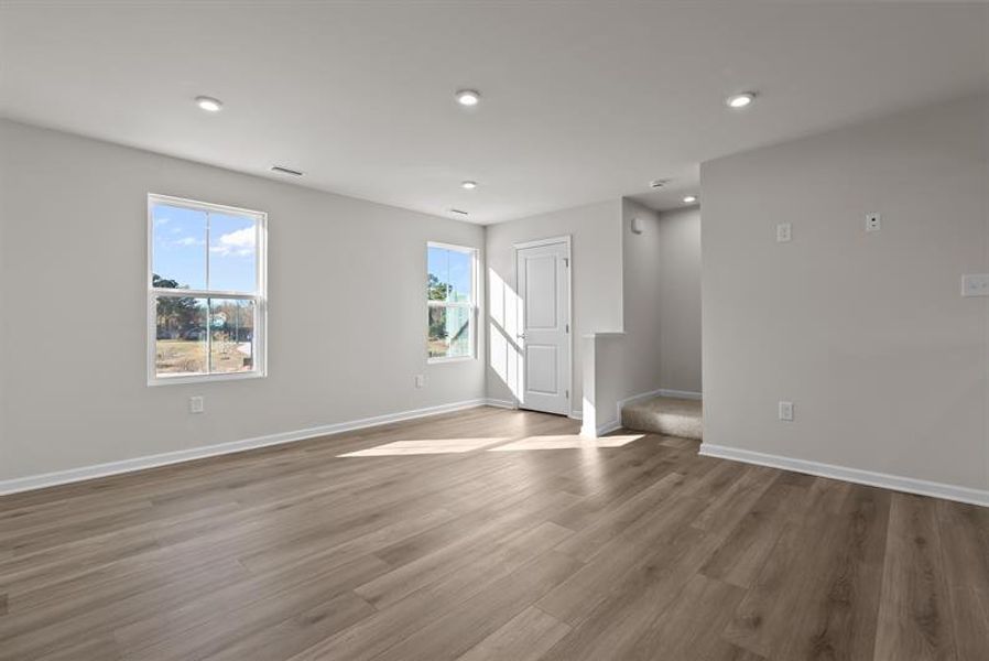 Spacious, unfurnished interior of a new home in South Mills Towns, South Mills (Image 12).