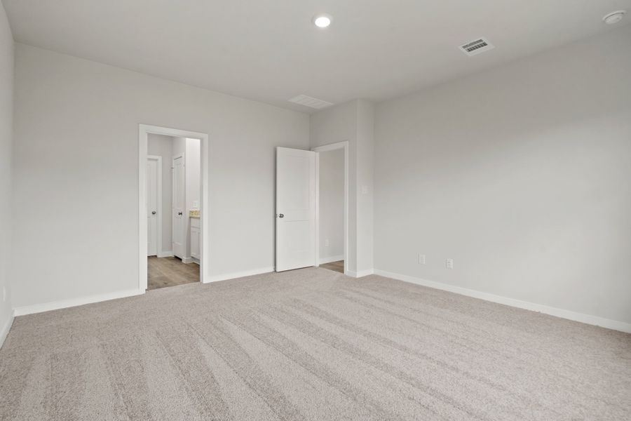 A room with white walls. A room with white walls.