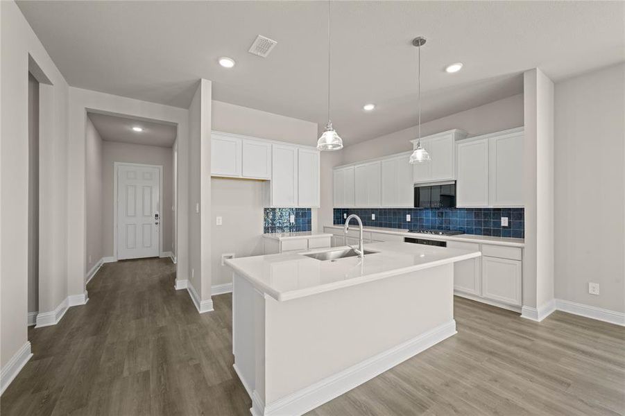 Furnished interior view inside a new home in Country Hollow Sales Phase 1, Aledo (Image 6).