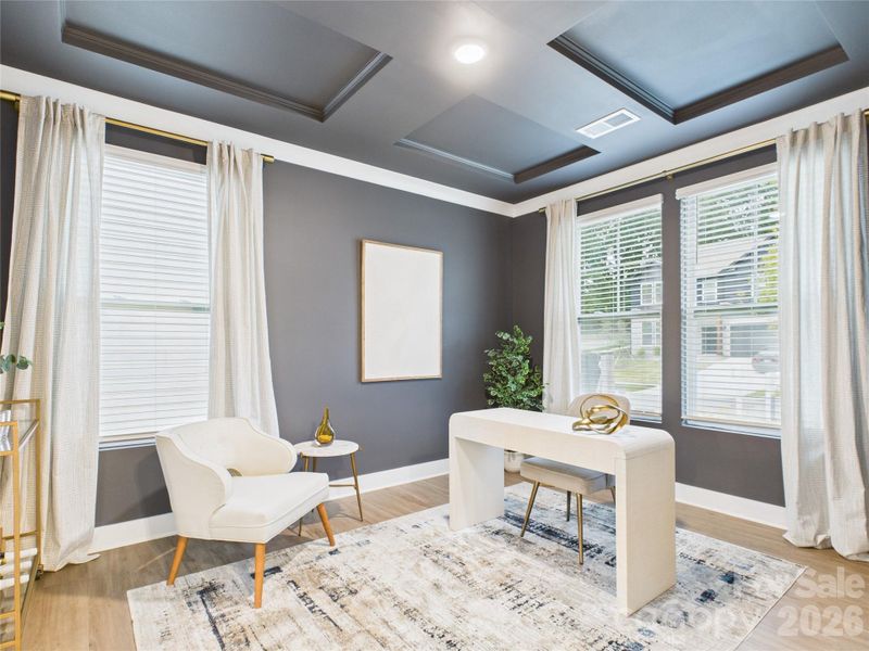 Furnished interior view inside a new home in Kinghurst Cove, Charlotte (Image 17).