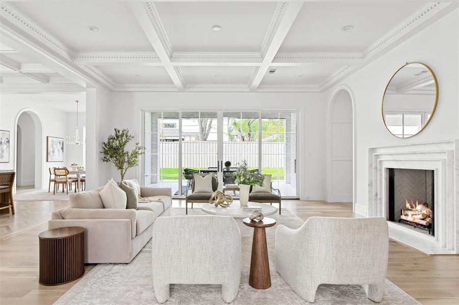 Furnished interior view inside a new home in , Dallas (Image 11). Furnished interior view inside a new home in , Dallas (Image 11).