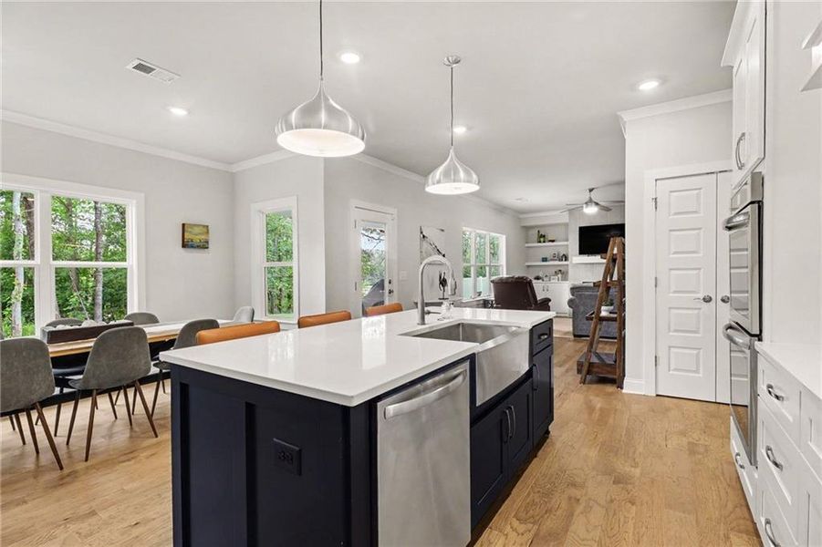 Furnished interior view inside a new home in , Marietta (Image 36).