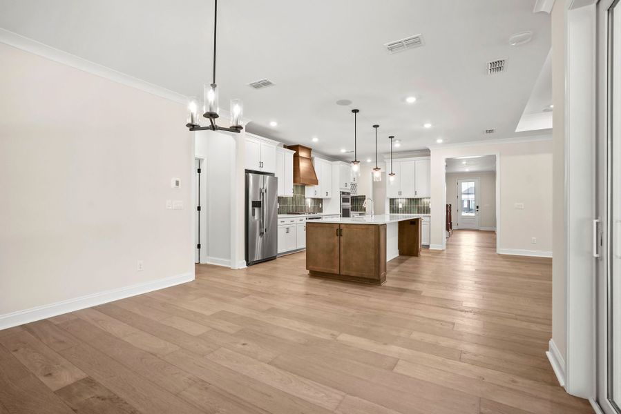 Furnished interior view inside a new home in Carolina Riverside, Belmont (Image 17).