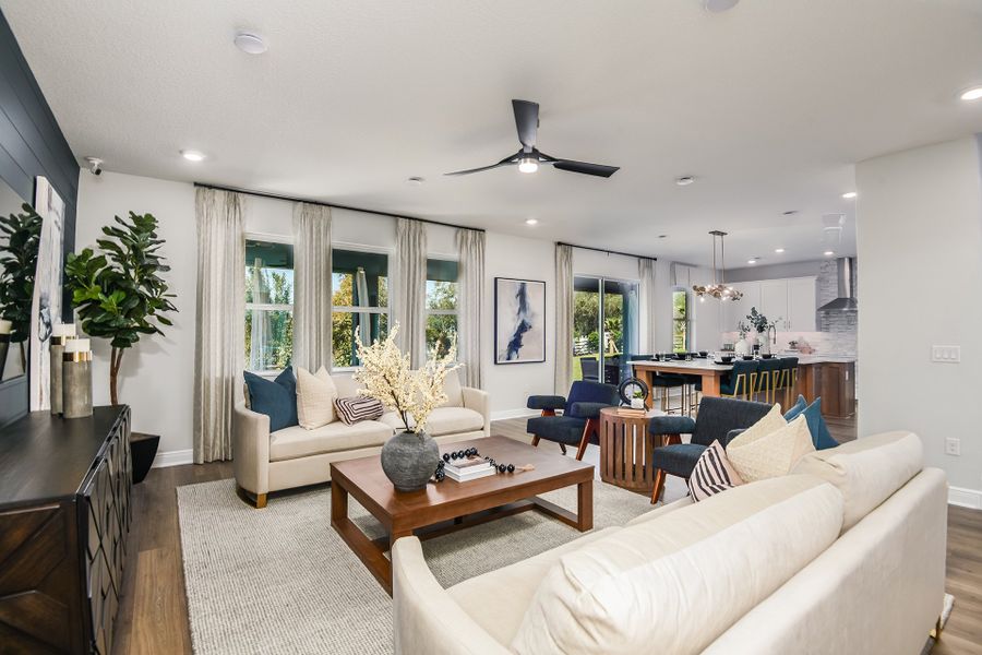 Representative furnished interior of a home built from the Luciana by Beazer Homes in Vintner Reserve, Clermont (Image 14).