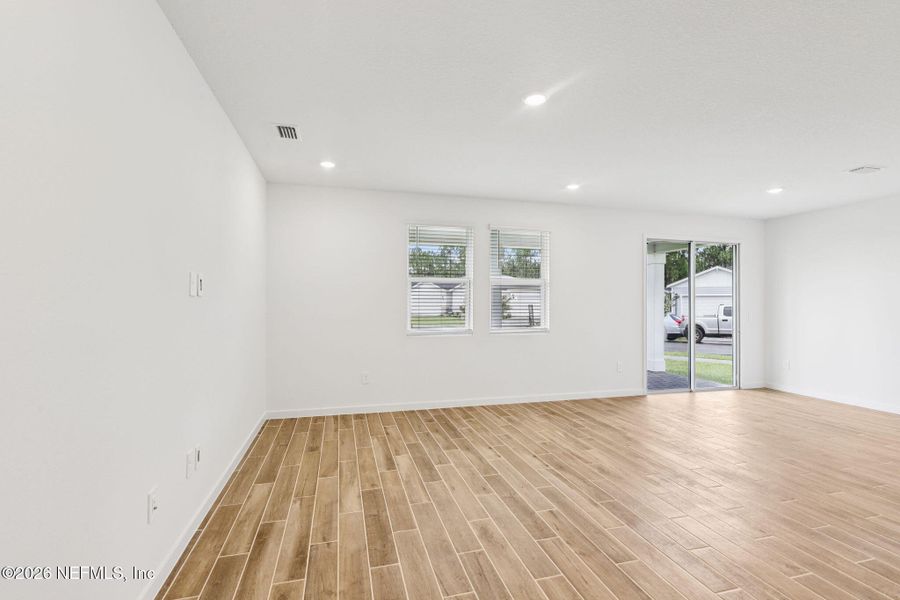 Spacious, unfurnished interior of a new home in Flagler Village - Signature Series, Palm Coast (Image 18). Spacious, unfurnished interior of a new home in Flagler Village - Signature Series, Palm Coast (Image 18).