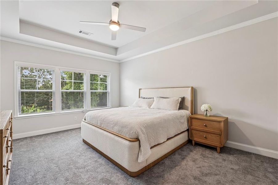 Furnished interior view inside a new home in Town Center Overlook, Peachtree Corners (Image 14).
