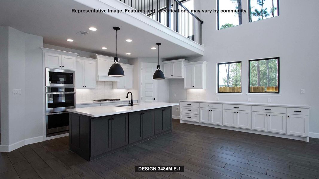 Furnished interior view inside a new home in Sienna, Missouri City (Image 4).