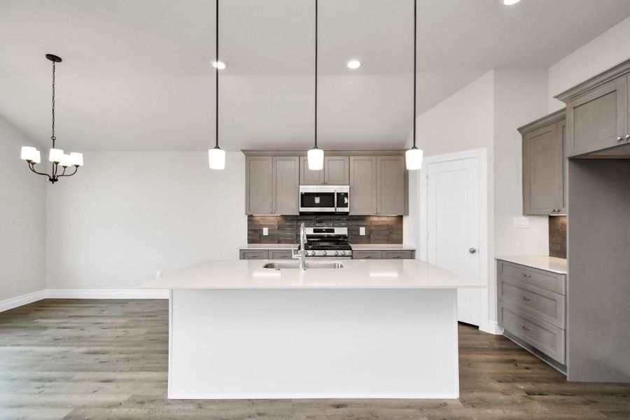 Furnished interior view inside a new home in Hill & Dale Ranch, Splendora (Image 3).