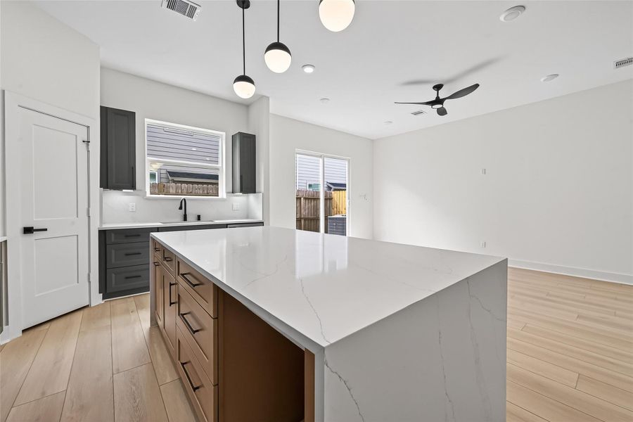 Furnished interior view inside a new home in , Houston (Image 16).