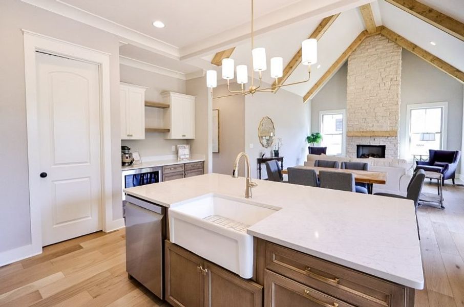 Furnished interior view inside a new home in Creekside, Cleveland (Image 43).