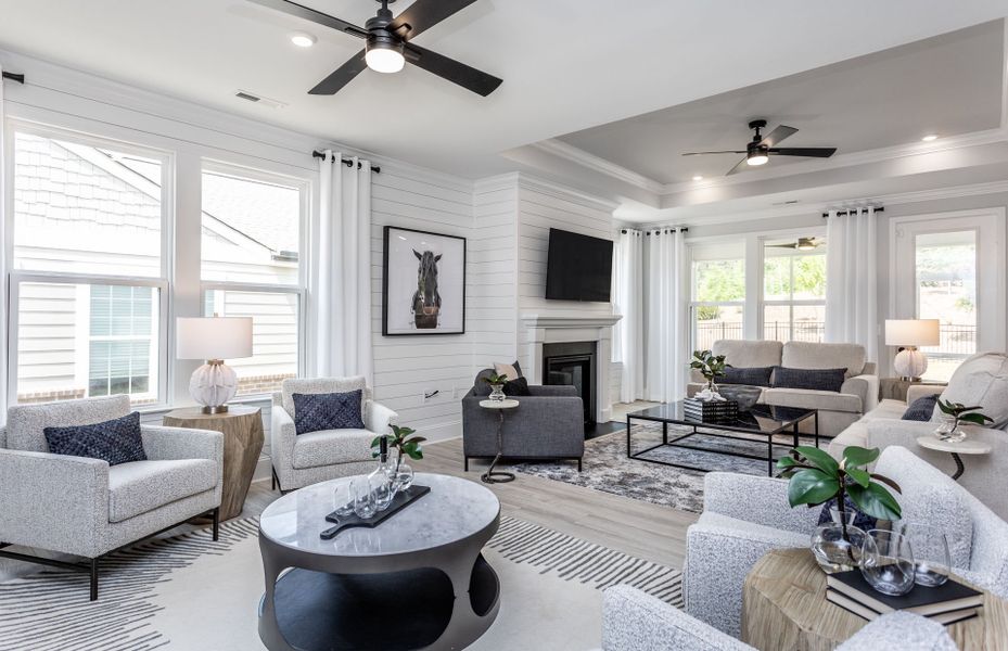 Representative furnished interior of a home built from the Renown by Del Webb in Del Webb at Chatham Park, Pittsboro (Image 26).