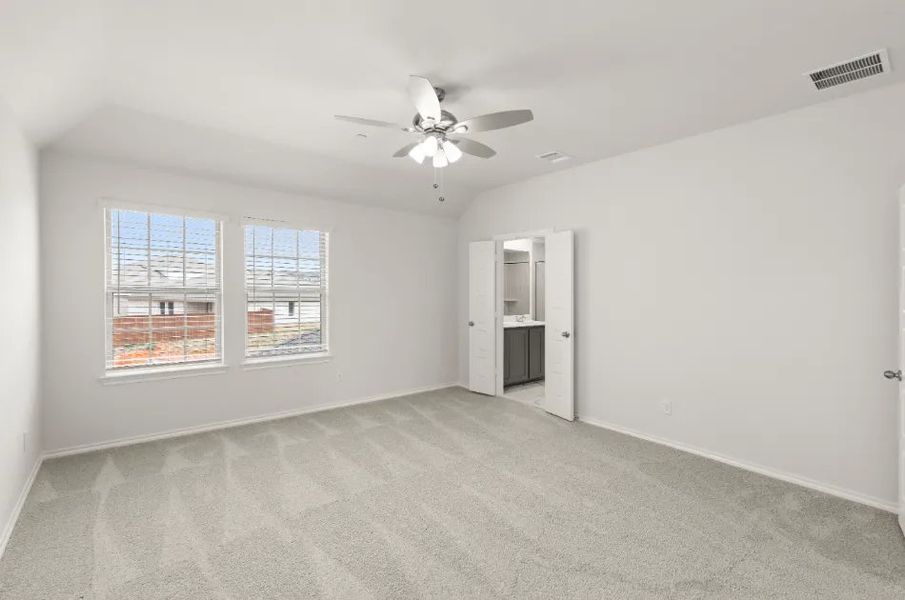 Front exterior of a new home in Sanger Circle, Sanger, TX, highlighting curb appeal (Image 6).