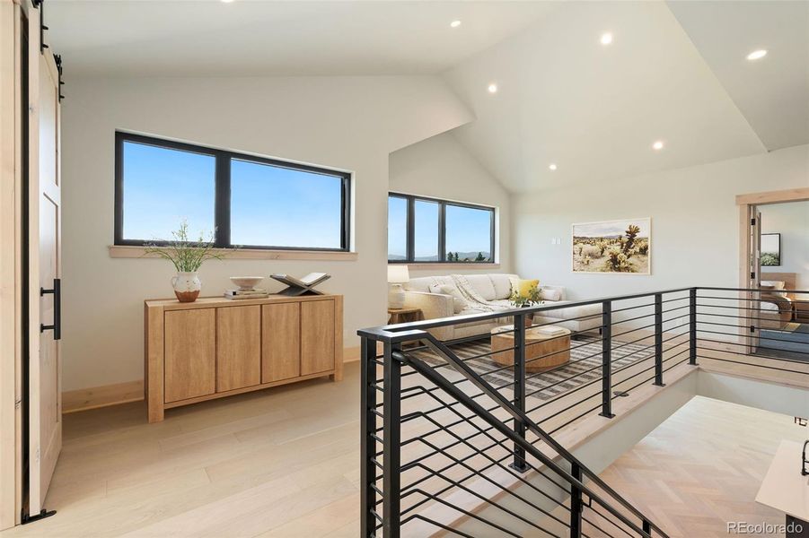 Loft digitally staged