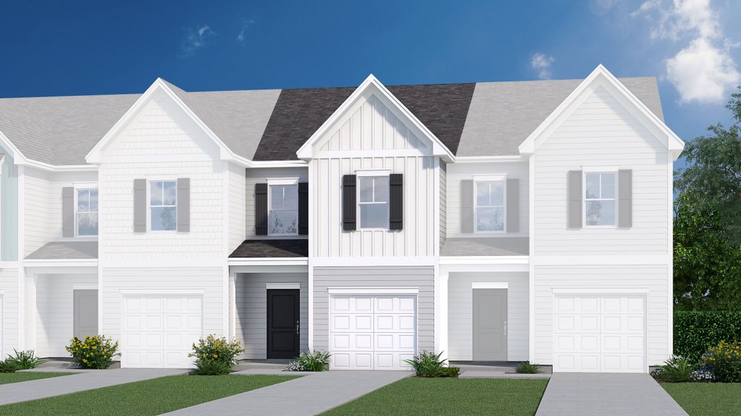 Representative exterior photo of a completed home built from the Ashford Plan by Veranda Homes in Beechwood Pond, Woodruff, SC (Image 5).