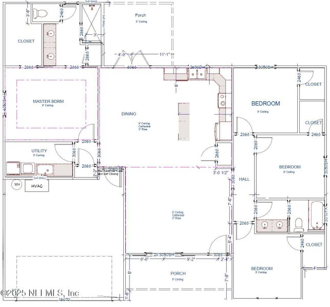 2D floor plan layout of this home in , Keystone Heights, FL (Image 3).