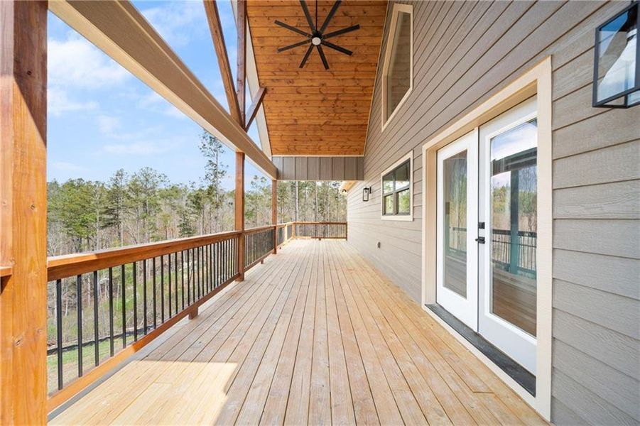 Exterior details and patio area of a home in , Talking Rock (Image 3).