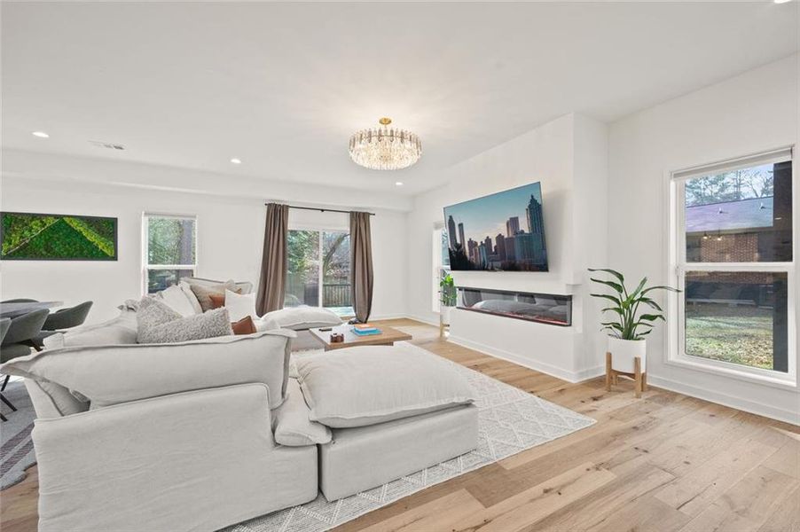 Furnished interior view inside a new home in , Decatur (Image 39).