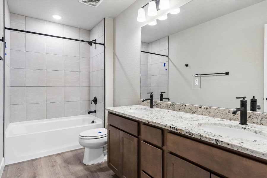 Furnished interior view inside a new home in Trails at Aspen Ridge-3, Colorado Springs (Image 5).
