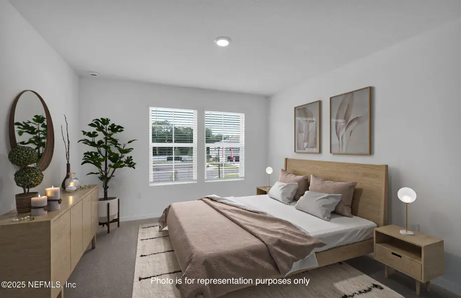 Furnished interior view inside a new home in Normandy Pines, Jacksonville (Image 8).