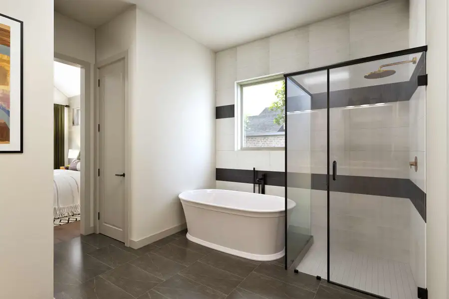 The Peony - Optional Freestanding Tub with Shower