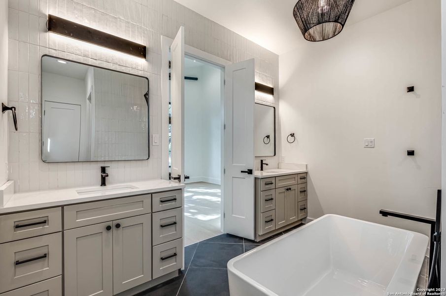 Furnished interior view inside a new home in , San Antonio (Image 14). Furnished interior view inside a new home in , San Antonio (Image 14).