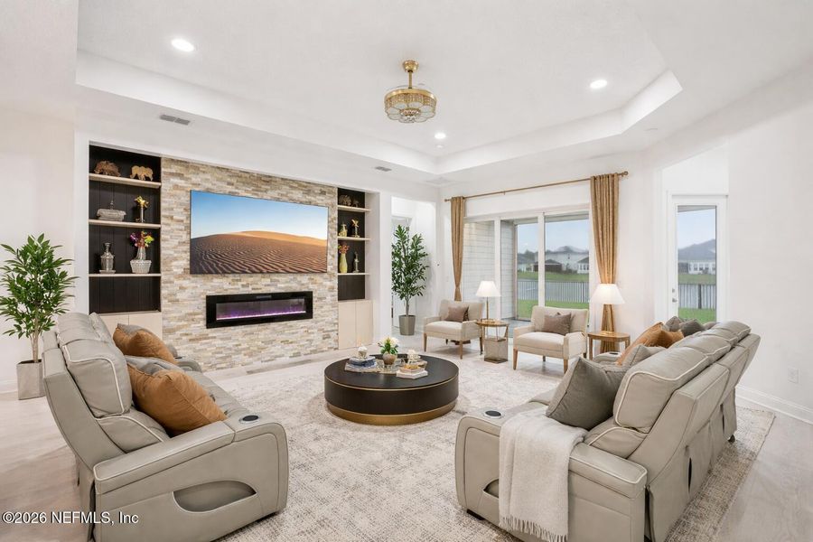 Furnished interior view inside a new home in , St. Augustine (Image 37).