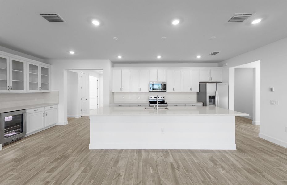 Furnished interior view inside a new home in Del Webb Naples, Ave Maria (Image 11).