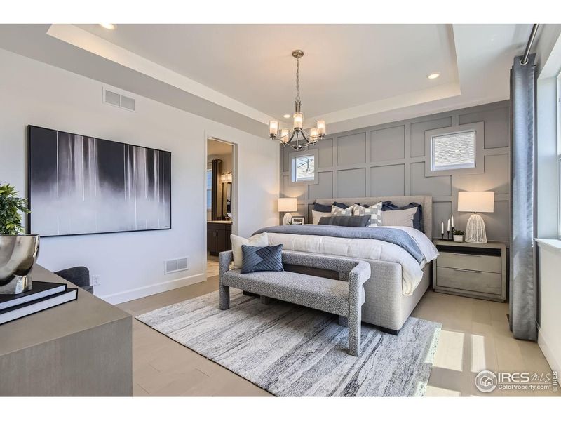 Furnished interior view inside a new home in Farmstead, Berthoud (Image 26).