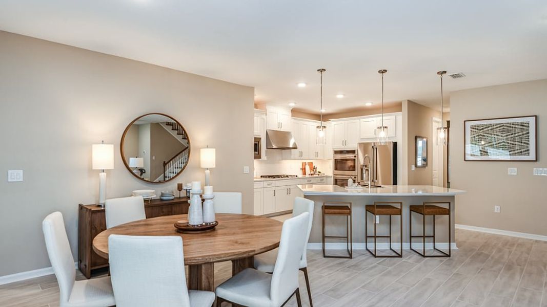 Furnished interior view inside a new home in Headwaters at Lofton Creek, Yulee (Image 10).